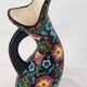 Beautiful Longwy enamel jug, signed, in excellent condition.