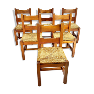 Chaises de salle à manger, années
