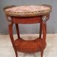 Marquetry living room table