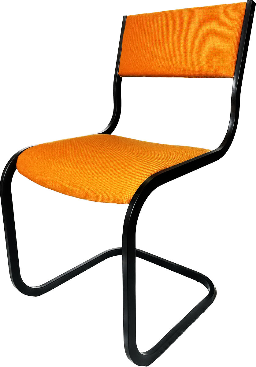 2 retro chairs with sled legs - vintage