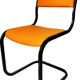 2 retro chairs with sled legs - vintage