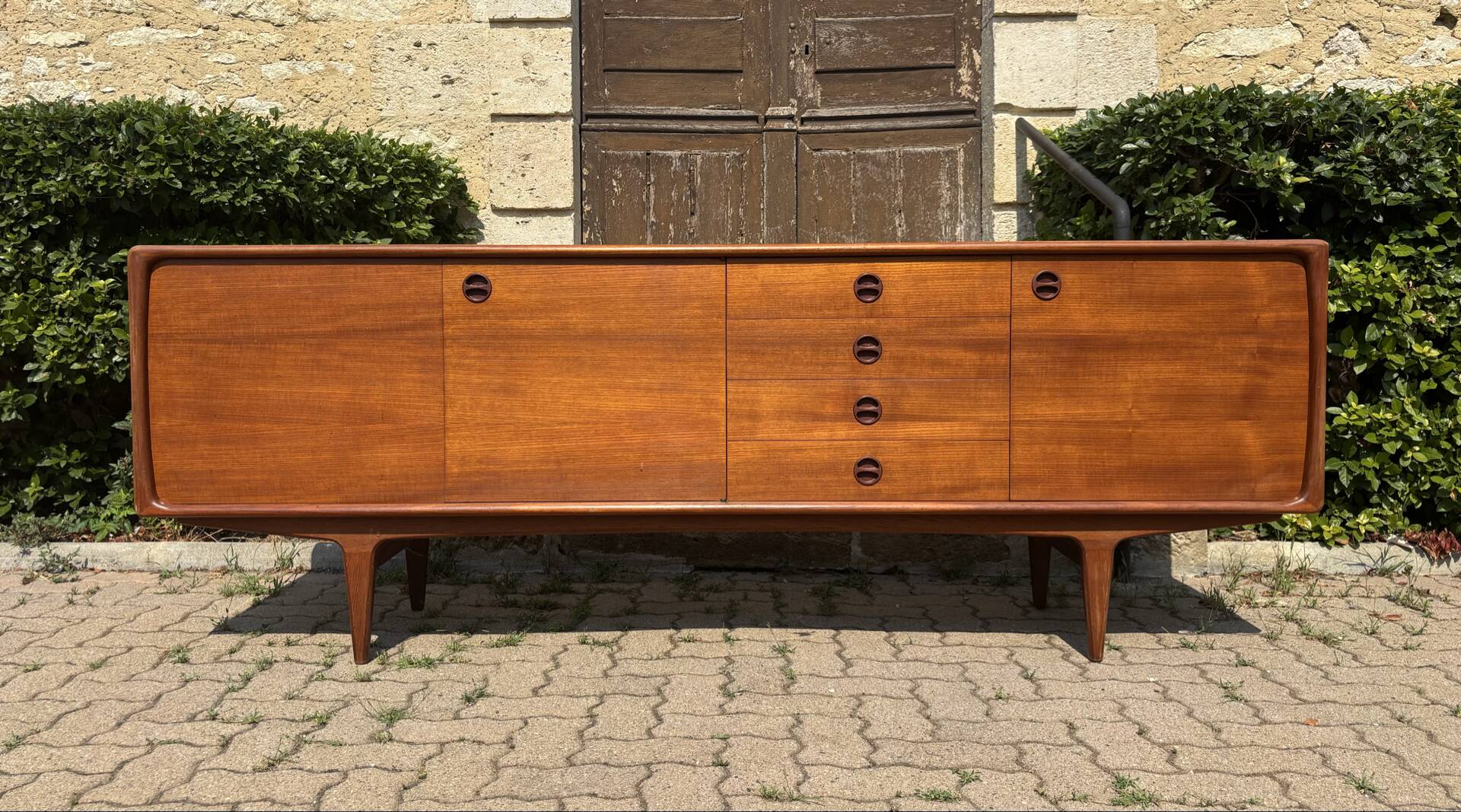 Vintage Scandinavian teak enfilade – 1960s/70s