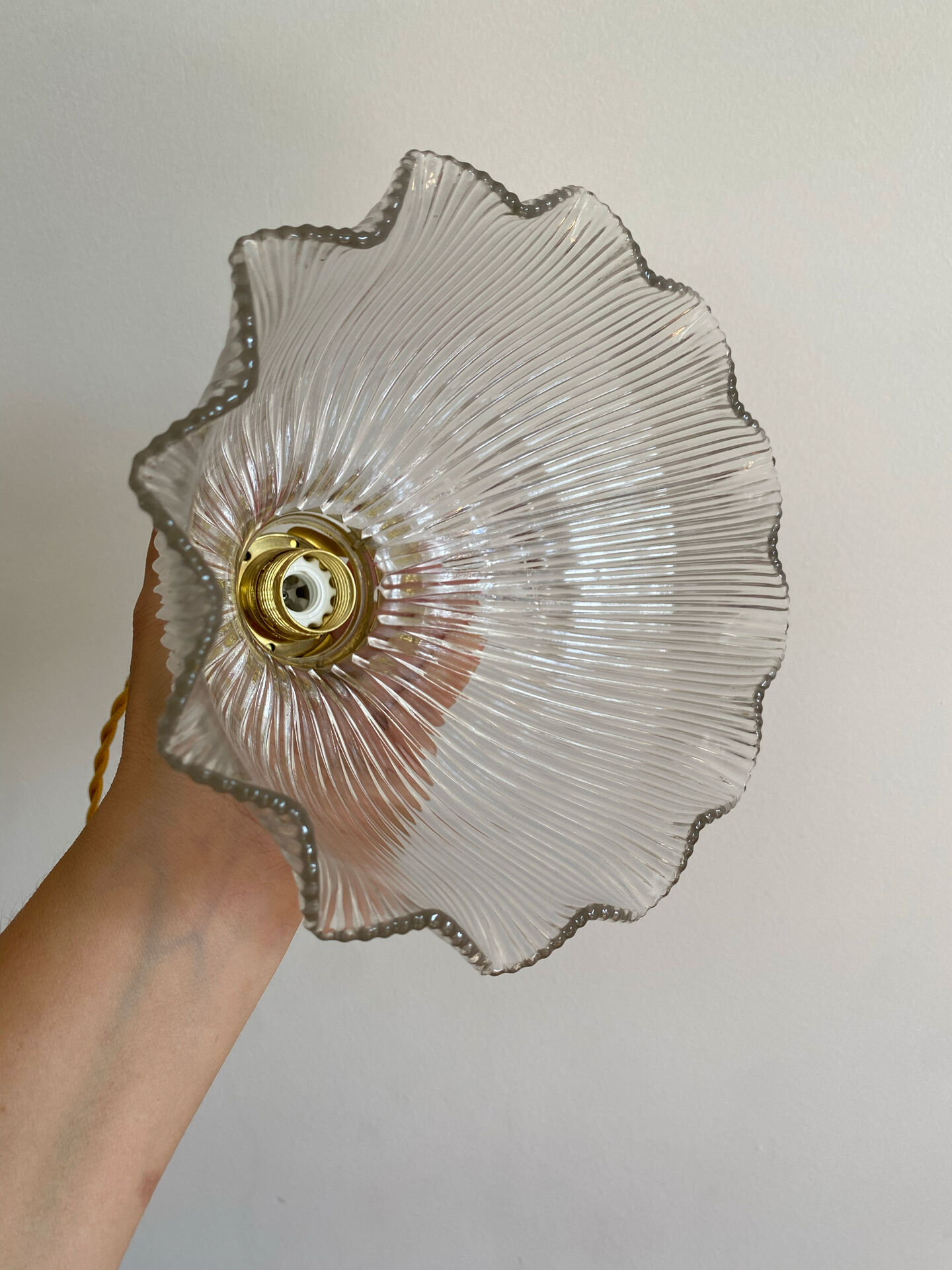 Vintage Holophane pendant light