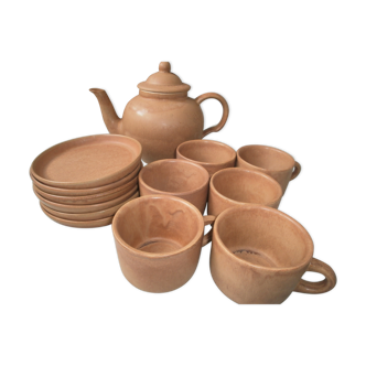 Coffee service in sandstone