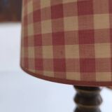 Charles Dudouyt style turned wood table lamp