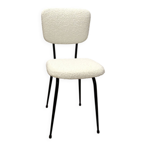 Chaise années 60 retapissée