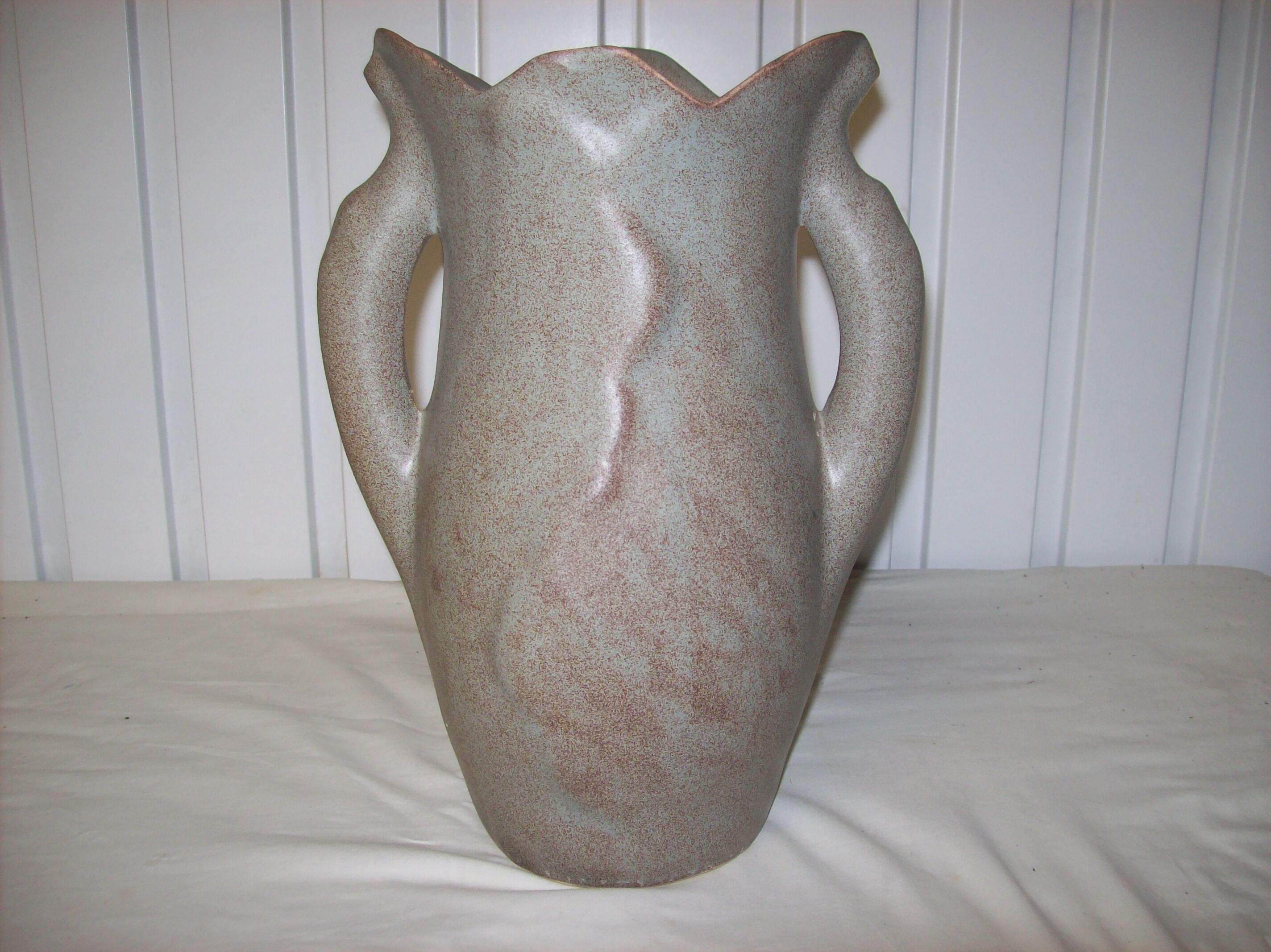 Signed ceramic vase
