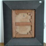 Tableau Ancien huile sur toile, vieil homme XIXeme