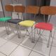 Suite de 4 chaises vintage années 1960