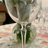 Crystal wine glasses (bud-shaped foot)