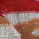 Burgundy Textile Wall Hanging, Handmade Tapestry Rug