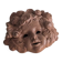 Vintage terracotta wall mask - flowery child's face