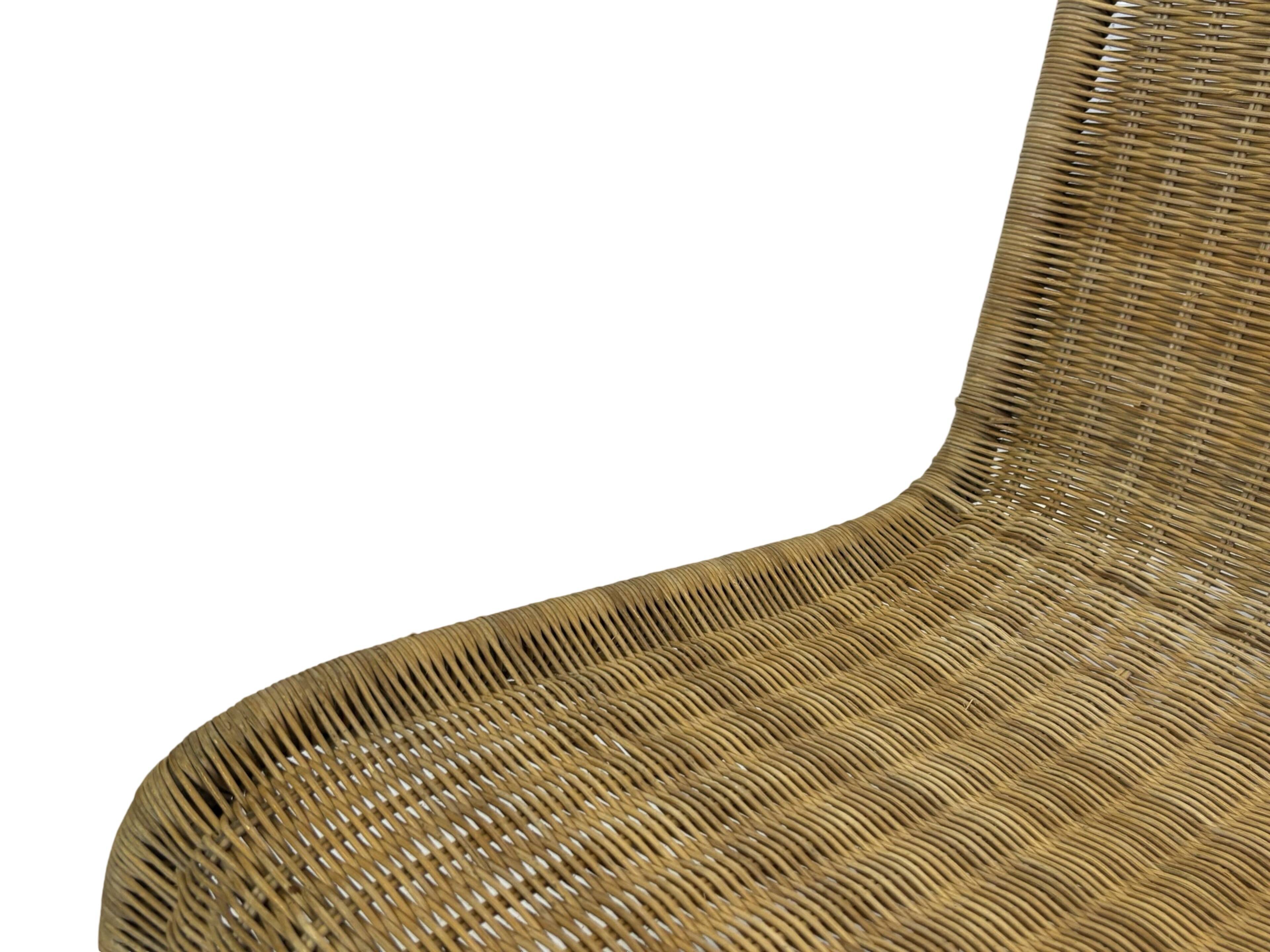 Vintage Ikea Hestra Wicker Lounge Chair 80's Design