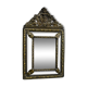 Mirror in repoussé brass, louis xiv style, napoleon iii era – xixth