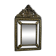 Mirror in repoussé brass, louis xiv style, napoleon iii era – xixth