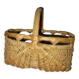 handcrafted wicker basket