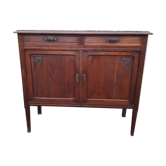 Buffet 1900 in oak and marble top
