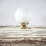 Table lamp globe art deco