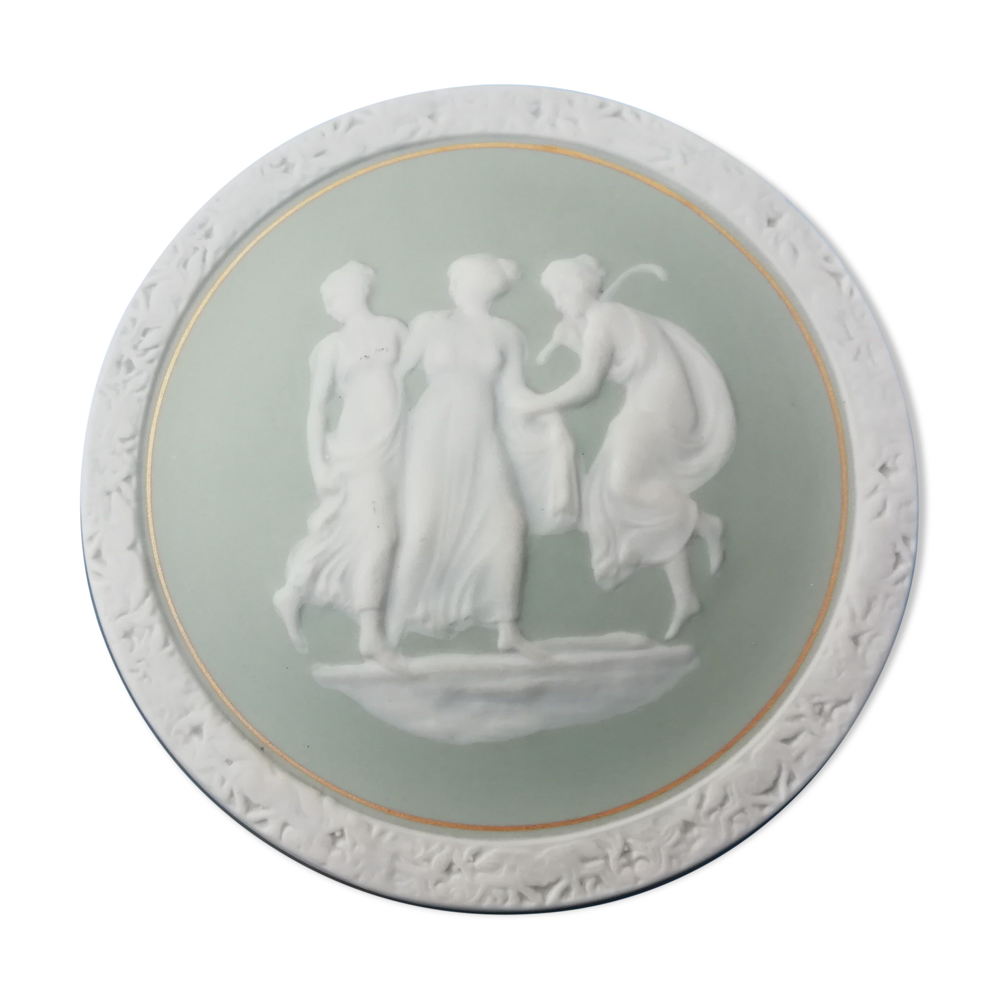 Bonbonnière signée Camille Tharaud en porcelaine de Limoges