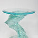 Table d’appoint en verre spiralé Ravello, années 1980