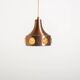 Swedish metal and glass pendant lamp, 1960s/70s