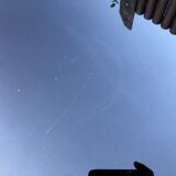 Vintage marble and smoked glass coffee table.