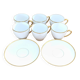 6 coffee cups and 2 saucers Haviland Limoges