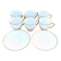 6 coffee cups and 2 saucers Haviland Limoges