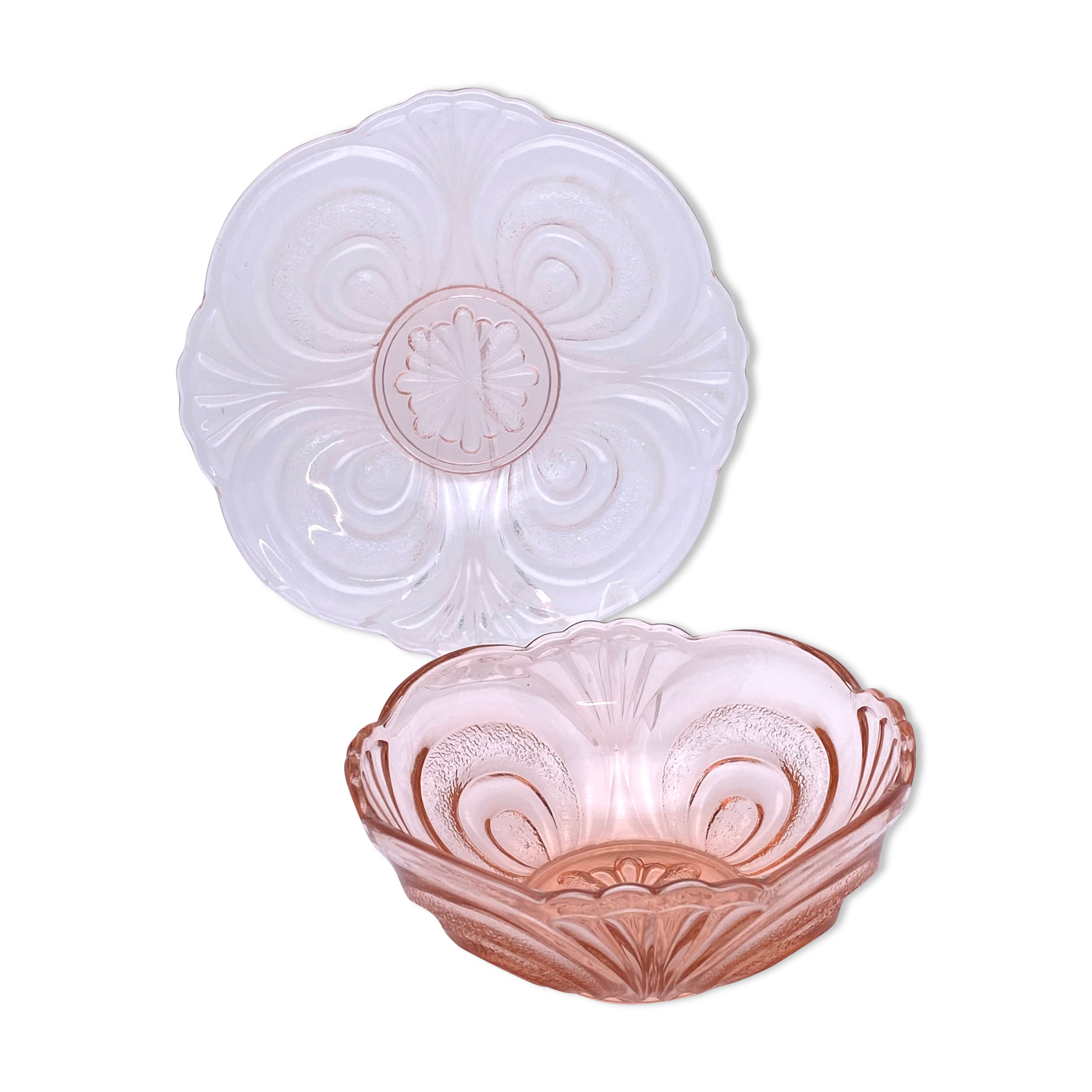 Duo salad bowl and dish