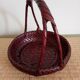 Japanese woven bamboo basket. Ikebana