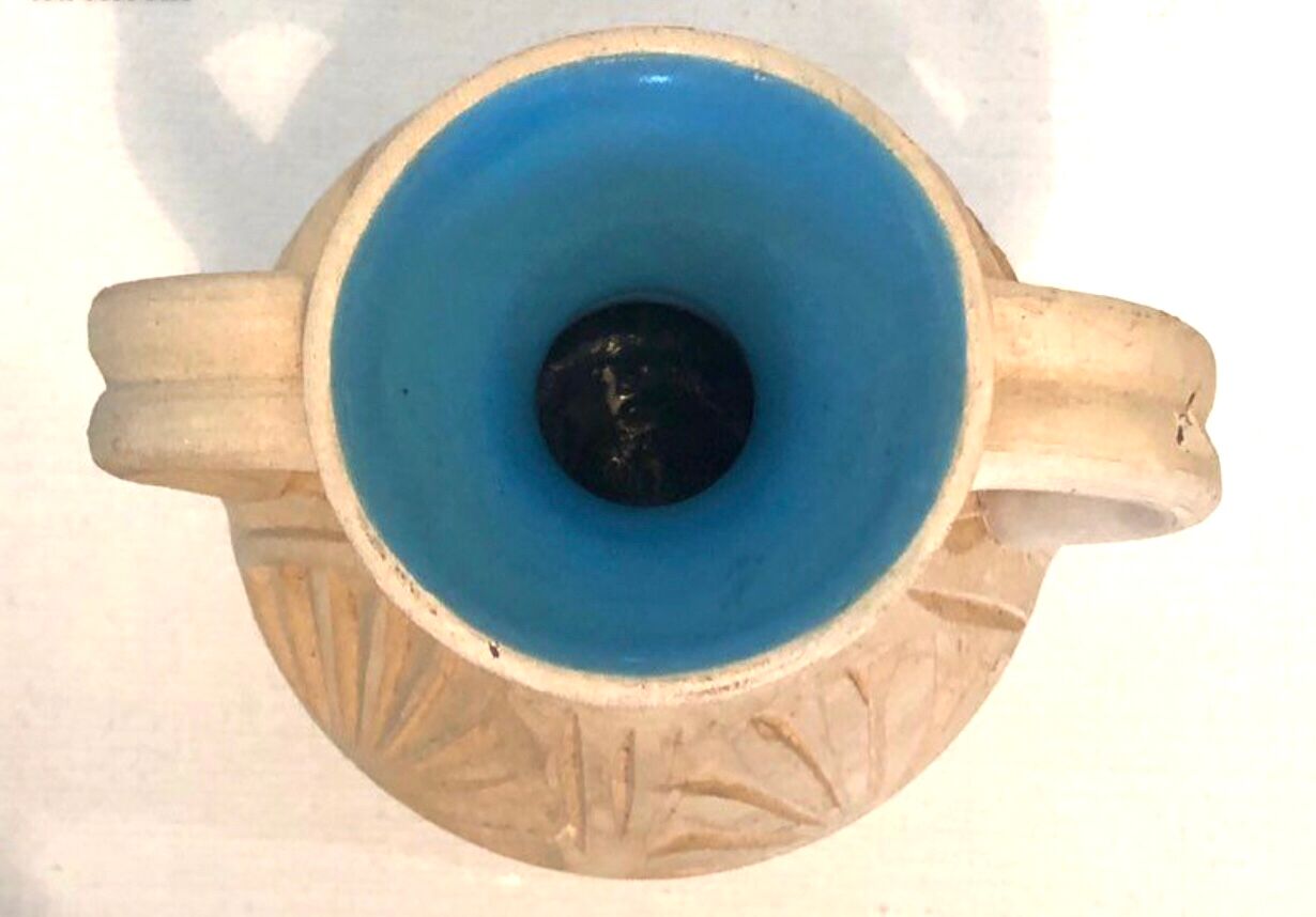 Blue White ceramic amphora vase