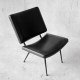 Armchair design vintage 60s black