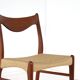 Set of 4 Arne Wahl Iversen for Glyngore papercord chairs 'Naerem'