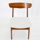1960s Set of Three Danish Teak Chairs, Restored