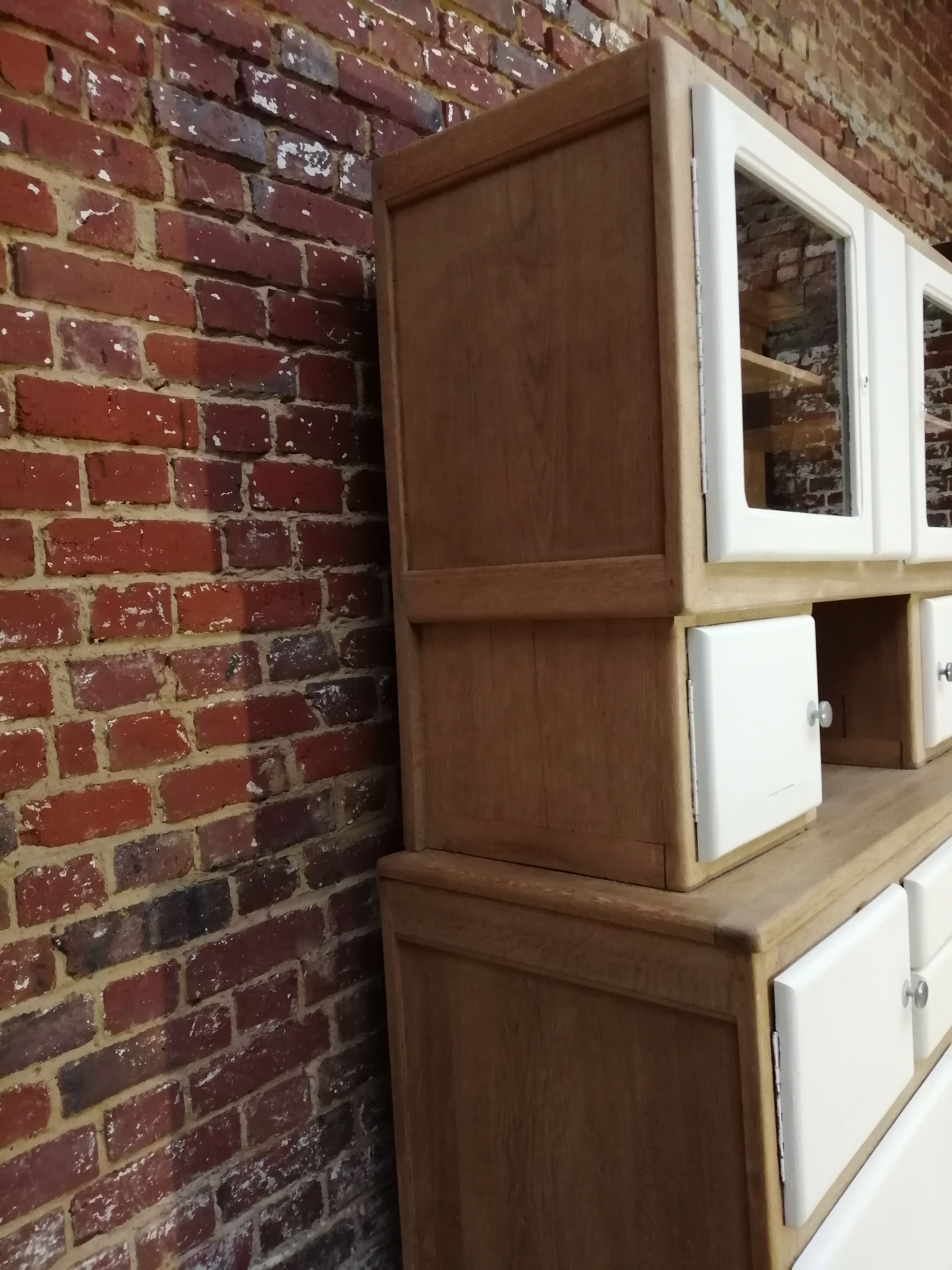 Buffet mado brushed oak and vintage cream