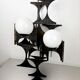 Large brutalist & sculptural wall light by Marc Weinstein, Germany, 1960s
