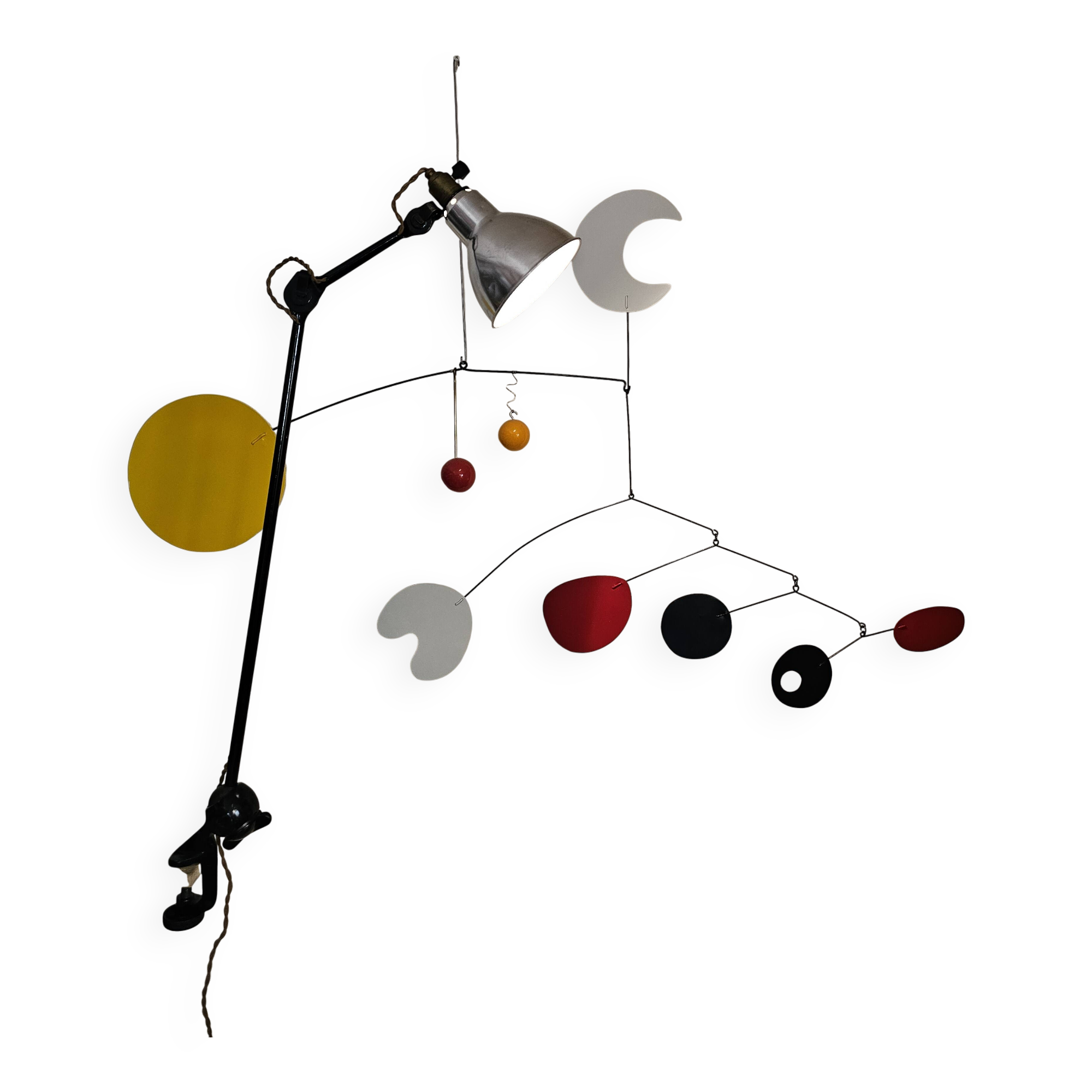 Gras lamp by Le Corbusier, industrial loft decor
