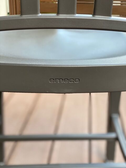 Navy emeco anthracite chairs