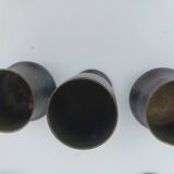 Bronze damasked covered pots Kadjar Afghanistan Persian Islamic art