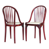 Two Thonet chairs No. A846 - Otto Prutscher - 1925 - Leather seats -