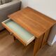 1950s vintage children's desk in light oak