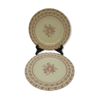 Pair of small plates Lunéville