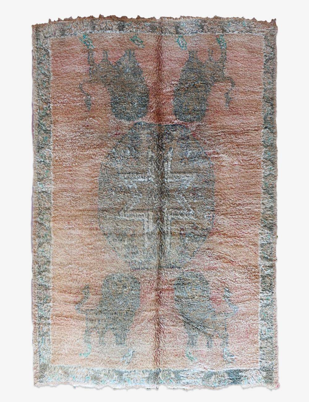 Vintage Berber Rug - 208 x 310 cm