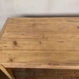 Farm table bistro bar light wood foot fuseau