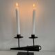 Vintage French Brualist Candelabra