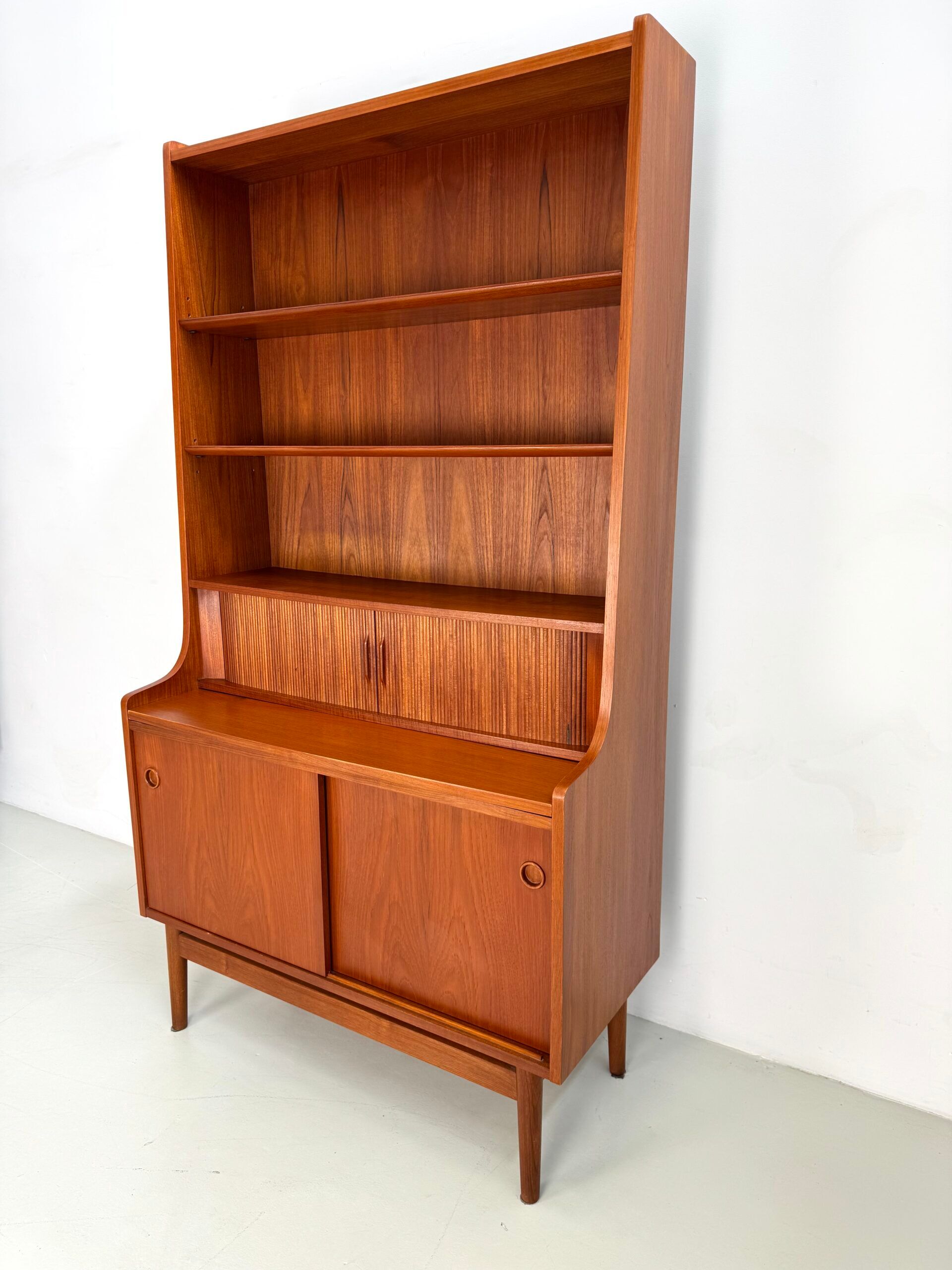 Vintage Danish bookcase / secretary Johannes Sorth