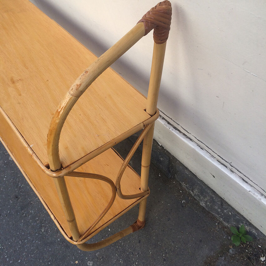 1950 bamboo shelf