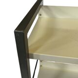 Free stanting Tomado shelving unit in metal and gray - 1960s Dutch Design