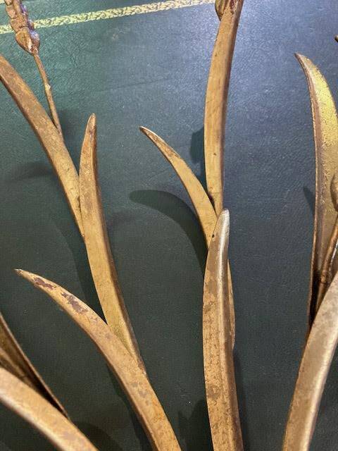 Ear of wheat wall light