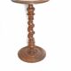 Selette light stand from the 17th century in solid walnut.